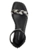 Cafe Noir Sandalen zwart