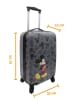 Disney Mickey Mouse Hardcase-Trolley in Grau - (B)35 x (H)59 x (T)21 cm