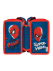 Disney Gefülltes Federmäppchen "Spider-Man" in Schwarz/ Rot - (B)12 x (H)19 x (T)7 cm