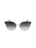 Guess Damskie okulary przeciwsłoneczne w kolorze srebrno-czarnym