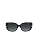 Jimmy Choo Damen-Sonnenbrille in Schwarz/ Gold