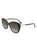 Jimmy Choo Damen-Sonnenbrille in Schwarz/ Grau