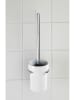 Wenko Szczotka WC "Capri" w kolorze srebrno-białym - wys. 37 cm