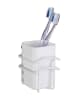 Wenko Tandenborstelhouder "Classic Plus" wit - (B)8 x (H)11 x (D)10 cm