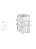 Wenko Tandenborstelhouder "Classic Plus" wit - (B)8 x (H)11 x (D)10 cm
