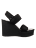 Calvin Klein Sleehaksandalen zwart