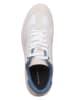 Tommy Hilfiger Shoes Leder-Sneakers in Weiß/ Blau