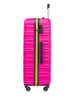 Puccini Hardcase-Trolley "California" in Pink - (B)50 x (H)77 x (T)28 cm