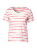 Cecil Shirt in Pink/ Weiß