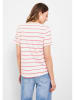 Cecil Shirt in Pink/ Weiß