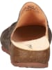 Think! Leren clogs bruin
