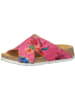 Think! Leren slippers "Koak" roze/meerkleurig