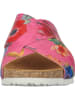 Think! Leren slippers "Koak" roze/meerkleurig