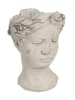Clayre & Eef Blumentopf "Frau" in Beige - (B)18 x (H)25 x (T)17 cm