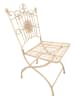 Clayre & Eef Stuhl in Beige - (B)52 x (H)99 x (T)48 cm