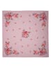 Clayre & Eef Tischdecke in Rosa - (L)100 x (B)100 cm