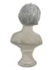 Clayre & Eef Decoratieve figuur "Buste" grijs - (B)14 x (H)27 cm