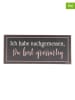 Clayre & Eef 2er-Set: Schilder in Schwarz - (B)30 x (H)13 cm
