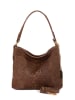 Anna Morellini Leren schoudertas "Linda" bruin - (B)29 x (H)24 x (D)8 cm
