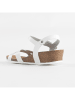 BAYTON Sleehaksandalen "Canberra" wit