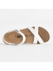 BAYTON Sleehaksandalen "Canberra" wit