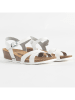 BAYTON Sleehaksandalen "Canberra" wit
