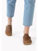 BAYTON Leder-Hausschuhe "Milky" in Camel
