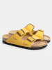 BAYTON Leren slippers "Tracy" geel