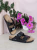 BAYTON Slippers "Tracy" zwart