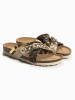 BAYTON Slippers "Magritte" beige/goudkleurig