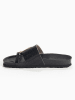 BAYTON Klapki "Sisley" w kolorze czarnym