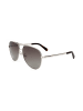 Guess Męskie okulary przeciwsłoneczne w kolorze srebrnym