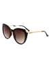 Guess Dameszonnebril bruin/goudkleurig