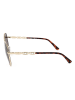 Guess Damskie okulary przeciwsłoneczne w kolorze złoto-brązowym