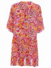 Zwillingsherz Kleid "Suheila" in Orange/ Pink