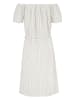 Stitch & Soul Sukienka w kolorze beżowo-białym