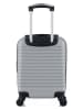 BlueStar Hardcase-trolley "Brazilia" grijs - (B)32 x (H)46 x (D)20 cm