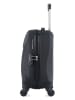 BlueStar Hardcase-trolley "Garibaldi" zwart - (B)32 x (H)46 x (D)20 cm
