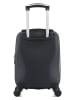 BlueStar Hardcase-trolley "Garibaldi" zwart - (B)32 x (H)46 x (D)20 cm