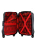 BlueStar Hardcase-trolley "Garibaldi" zwart - (B)32 x (H)46 x (D)20 cm