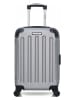 BlueStar Hardcase-Trolley "Madrid" in Grau - (B)32 x (H)46 x (T)20 cm