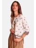 William de Faye Bluse in Creme/ Hellbraun