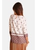 William de Faye Bluse in Creme/ Hellbraun