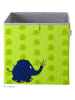 Lifeney Aufbewahrungsbox "Maus" in Grün - (B)30 x (H)30 x (T)30 cm