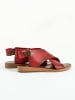 Gerois Sandały w kolorze czerwonym