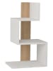 Scandinavia Concept Beistellregal "Rosie" in Weiß/ Eiche - (B)42 x (H)72 x (T)30 cm