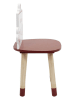 The Home Deco Kids Kinderstuhl "Monsieur Costaud" in Rot - (B)28 x (H)53,5 x (T)28 cm