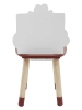 The Home Deco Kids Kinderstuhl "Monsieur Costaud" in Rot - (B)28 x (H)53,5 x (T)28 cm