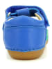 Kickers Skórzane buty "Sushy" w kolorze niebieskim do nauki chodzenia
