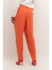 Cream Spodnie garniturowe "Saga" w kolorze pomarańczowym